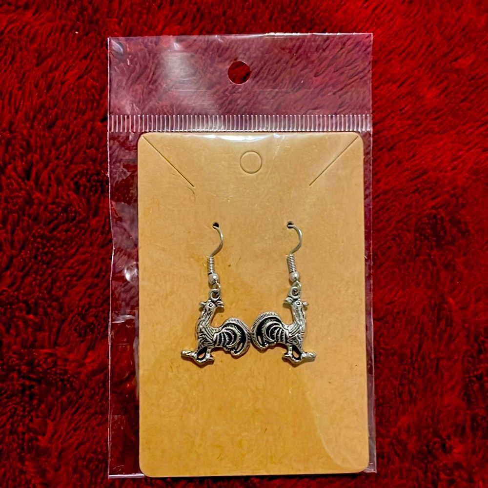 🩶NIP🩶-Rooster earrings